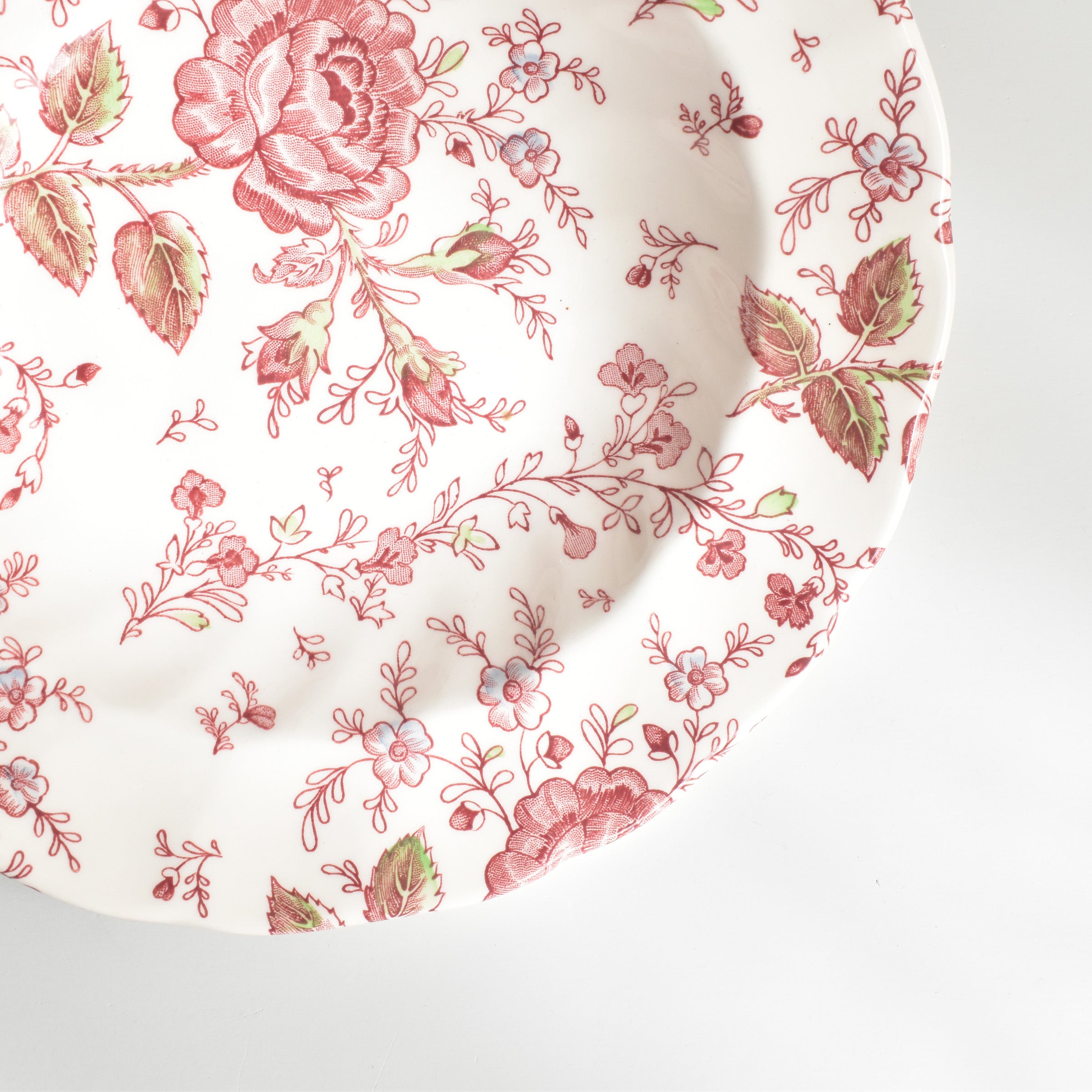 ヴィンテージ深皿 ジョンソンブラザーズ Rose Chintz (ローズチンツ