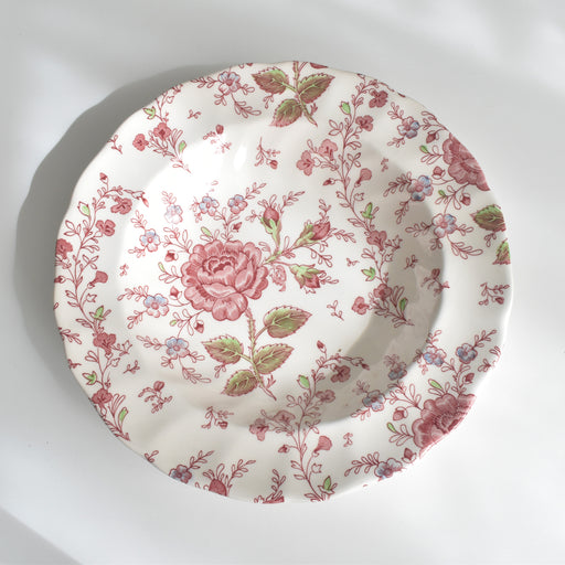 ヴィンテージ深皿 ジョンソンブラザーズ Rose Chintz (ローズチンツ） B