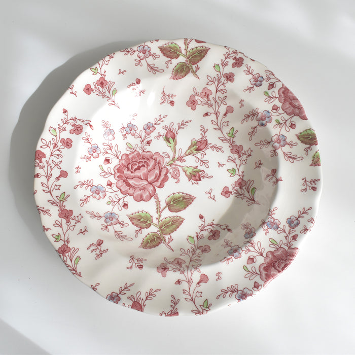 ヴィンテージ深皿 ジョンソンブラザーズ Rose Chintz (ローズチンツ） B