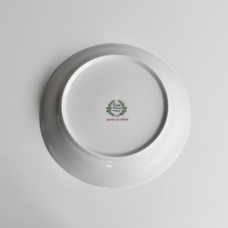 Vintage Deep Plate Limoges GDA Chaux de Fonds A