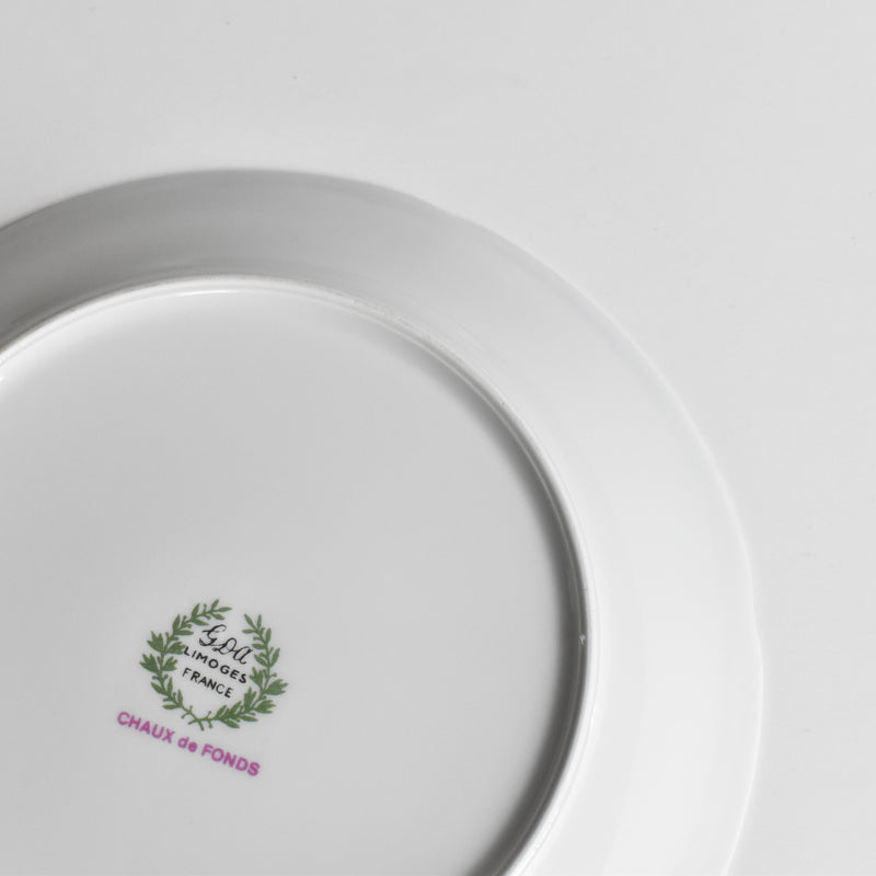 Vintage Deep Plate Limoges GDA Chaux de Fonds A