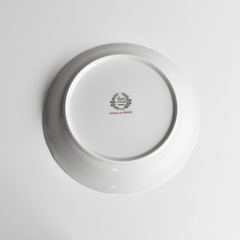 Vintage Deep Plate, Limoges GDA Chaux de Fonds B