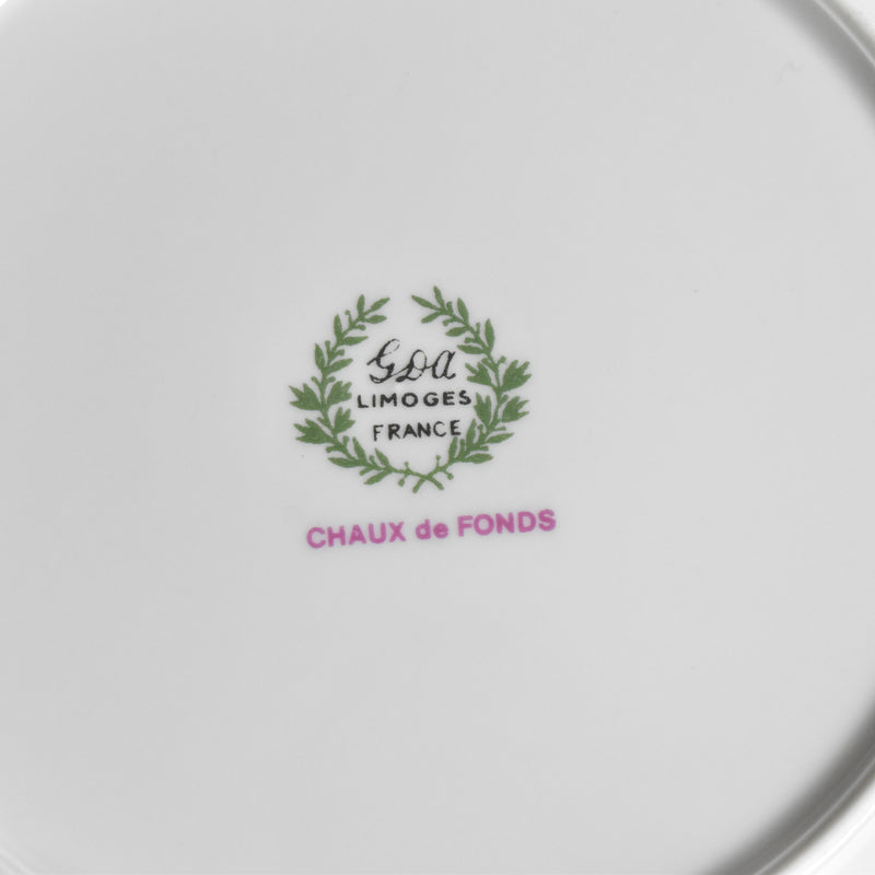 Vintage Deep Plate Limoges GDA Chaux de Fonds C