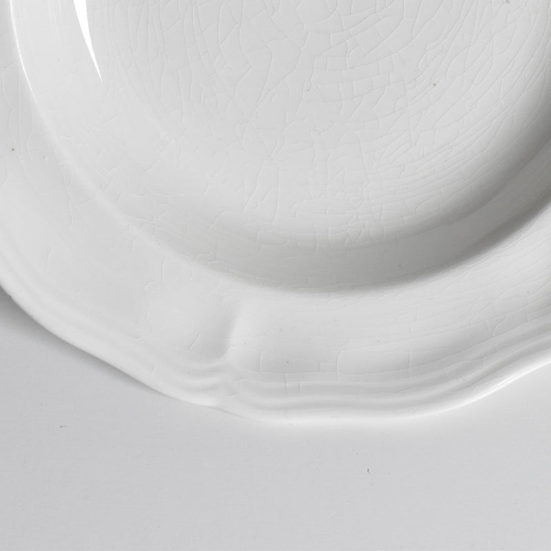 ヴィンテージ深皿 ロンシャン 花リム