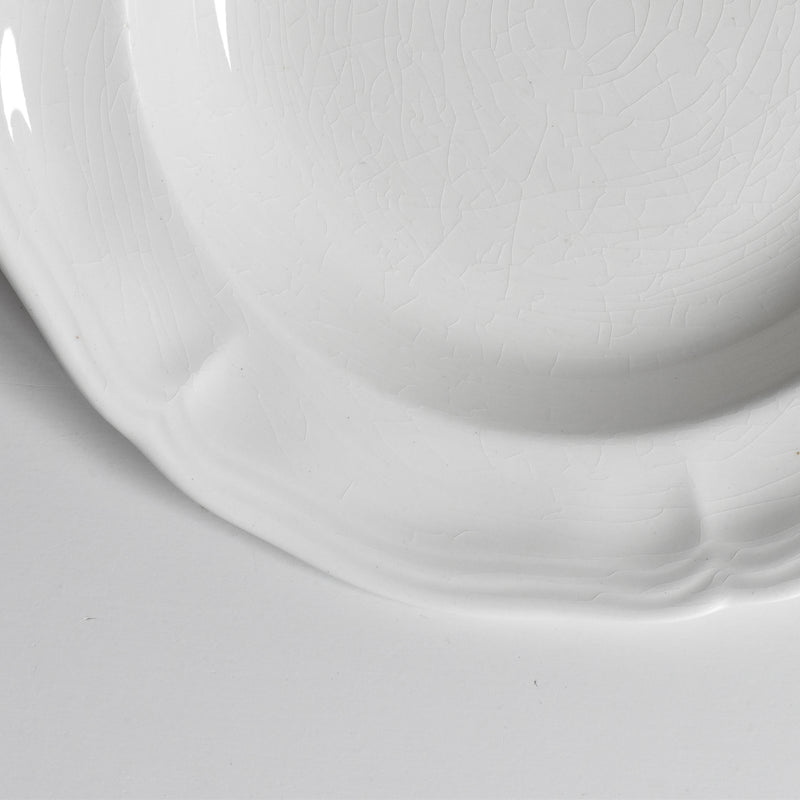 ヴィンテージ深皿 ロンシャン 花リム