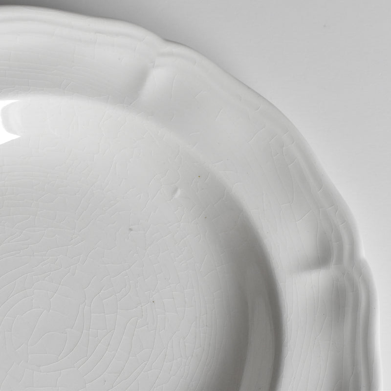 ヴィンテージ深皿 ロンシャン 花リム