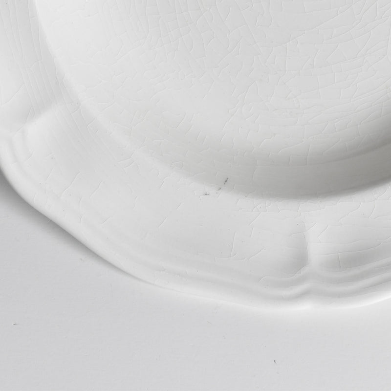 ヴィンテージ深皿 ロンシャン 花リム