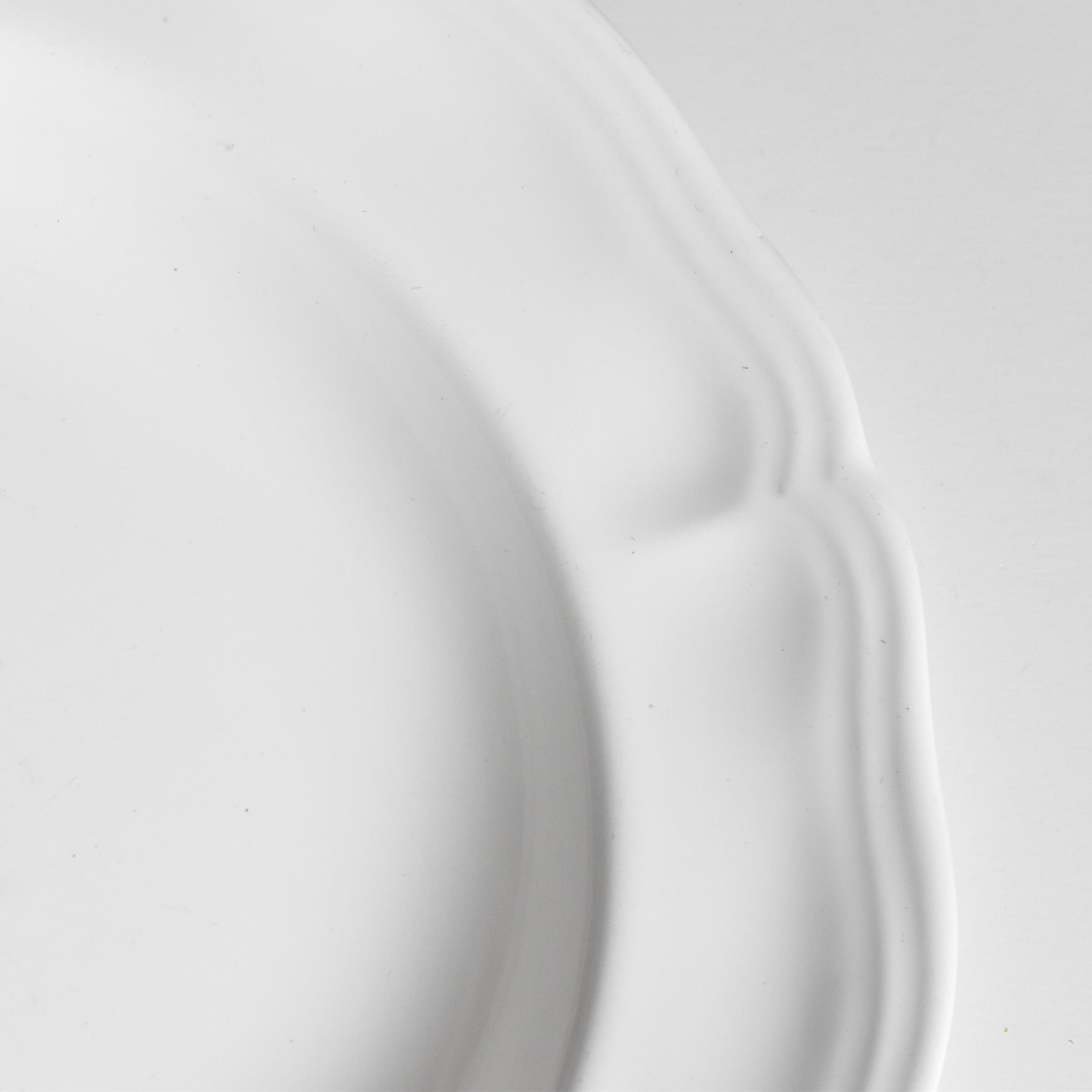 ヴィンテージ深皿 ロンシャン 花リム ホワイト B — Loane Interior