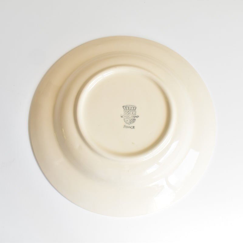 Vintage deep plate Longchamp line (faded color) A