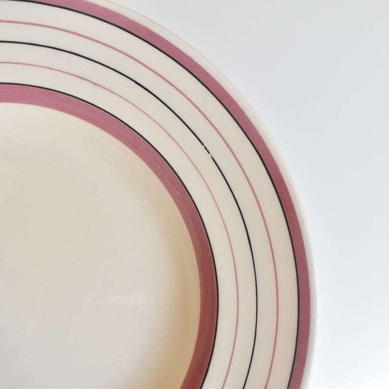 Vintage Deep Plate, Longchamp Pattern (Light Color) B
