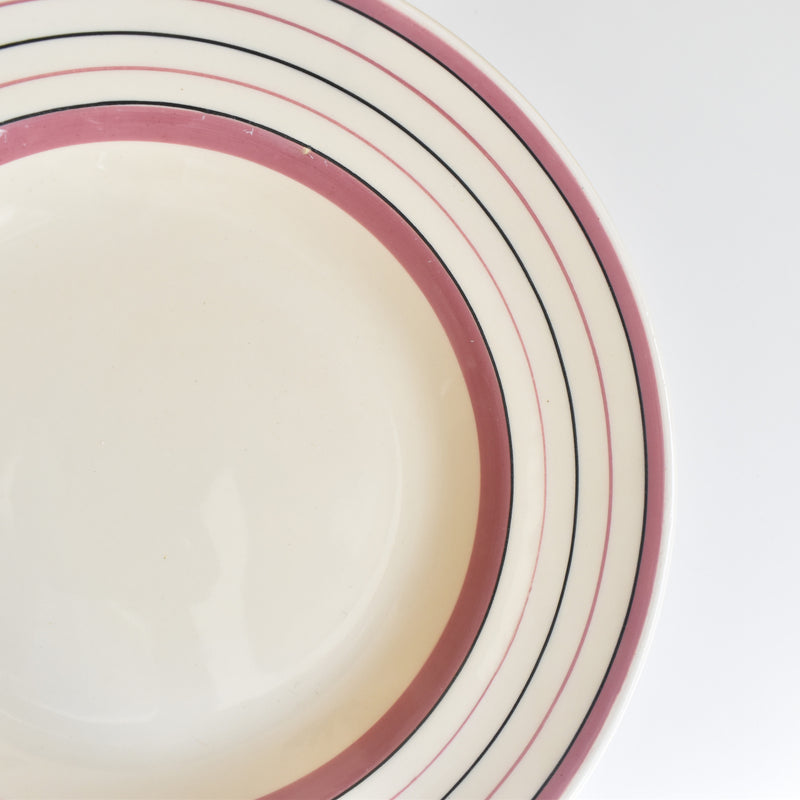 Vintage Deep Plate, Longchamp Pattern (Light Color) B