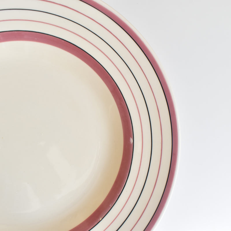Vintage Deep Plate, Longchamp Pattern (Light Color) B