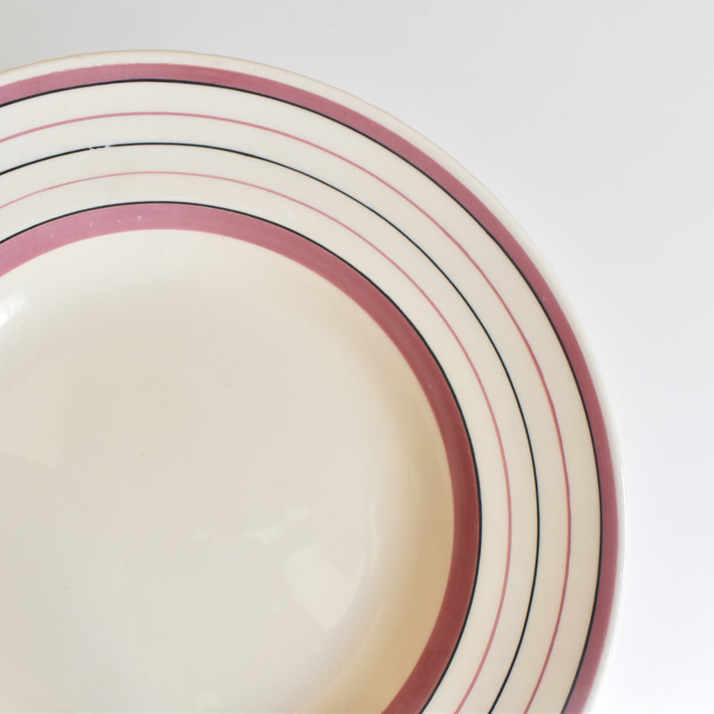 Vintage Deep Plate, Longchamp Pattern (Light Color) B