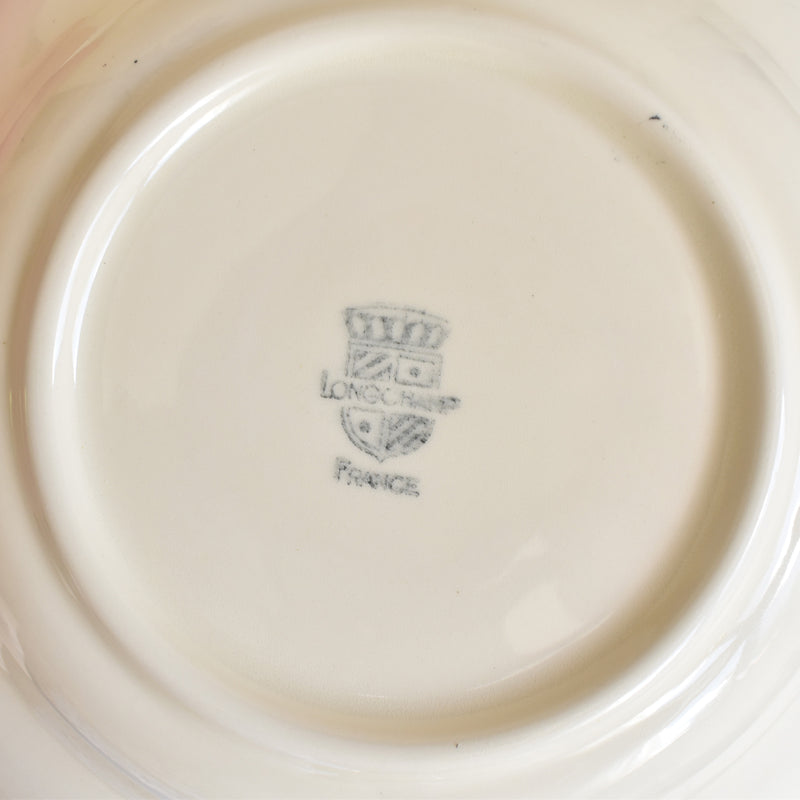 Vintage Deep Plate, Longchamp Pattern (Light Color) B