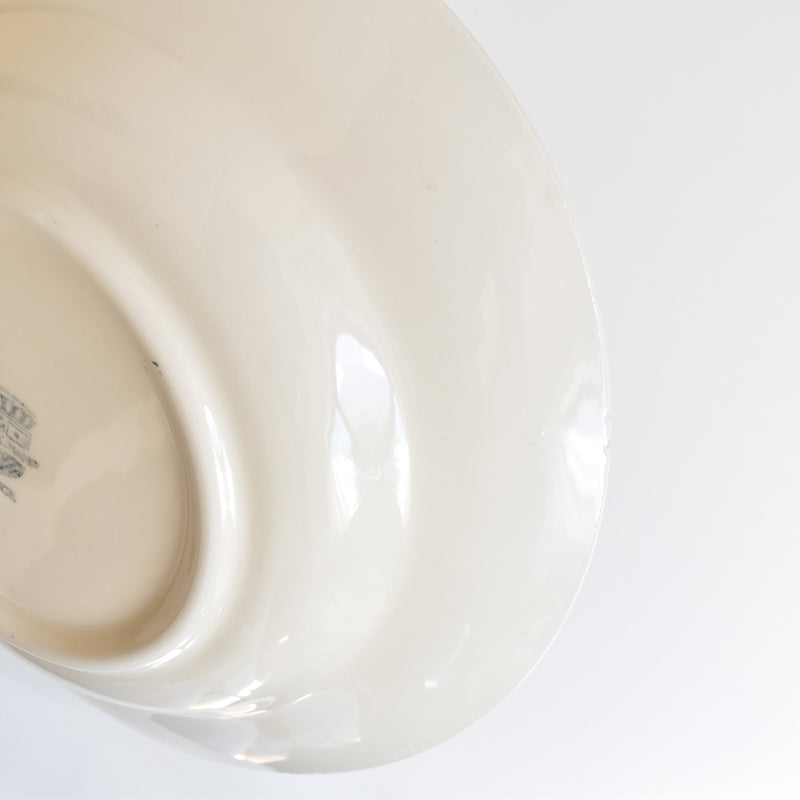Vintage Deep Plate, Longchamp Pattern (Light Color) B