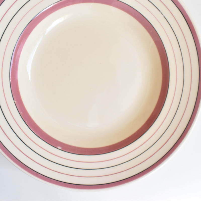 Vintage Deep Plate, Longchamp Pattern (Light Color) B