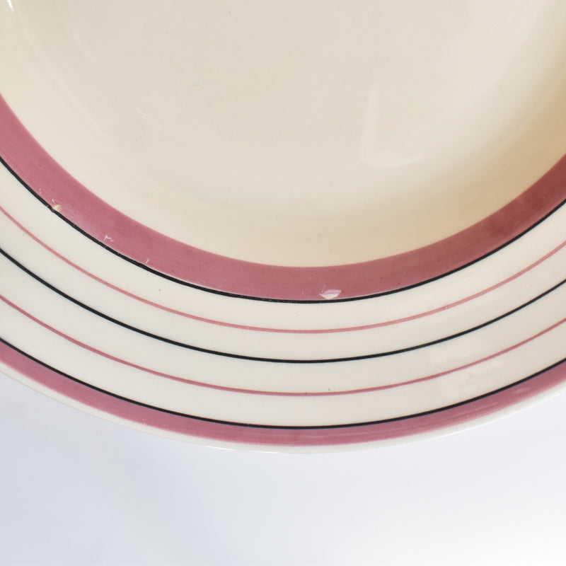 Vintage Deep Plate, Longchamp Pattern (Light Color) B
