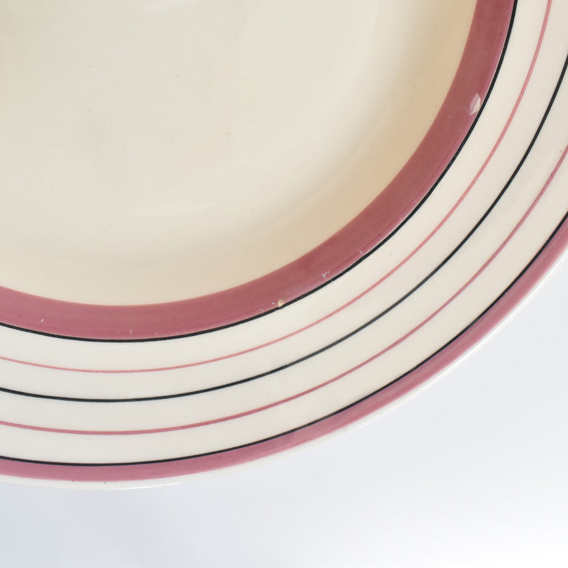 Vintage Deep Plate, Longchamp Pattern (Light Color) B