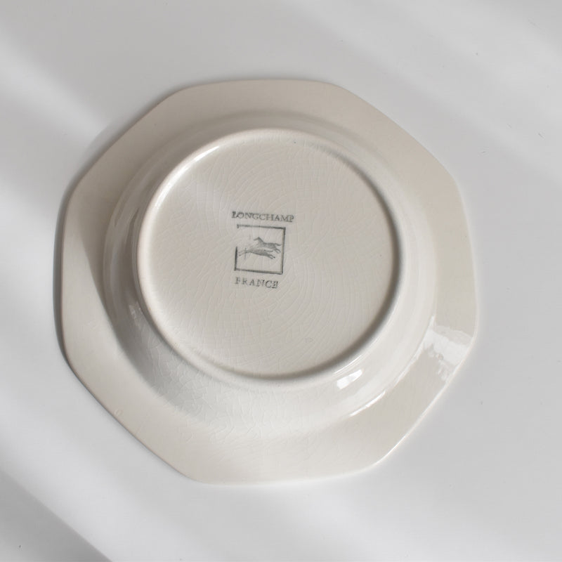 Vintage Deep Plate, Longchamp Octagonal A