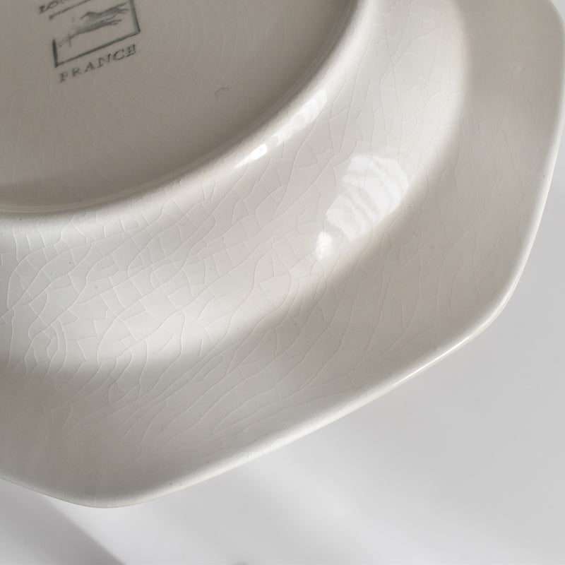 Vintage Deep Plate, Longchamp Octagonal A