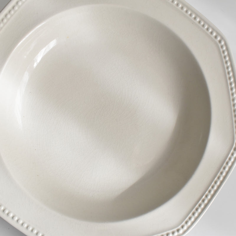 Vintage Deep Plate, Longchamp Octagonal A