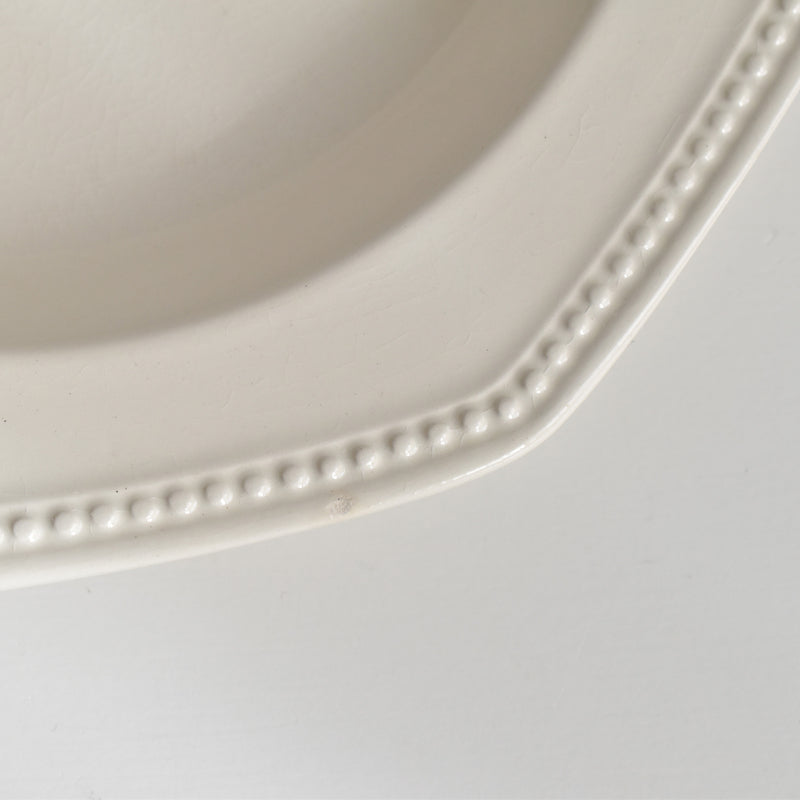 Vintage Deep Plate, Longchamp Octagonal B