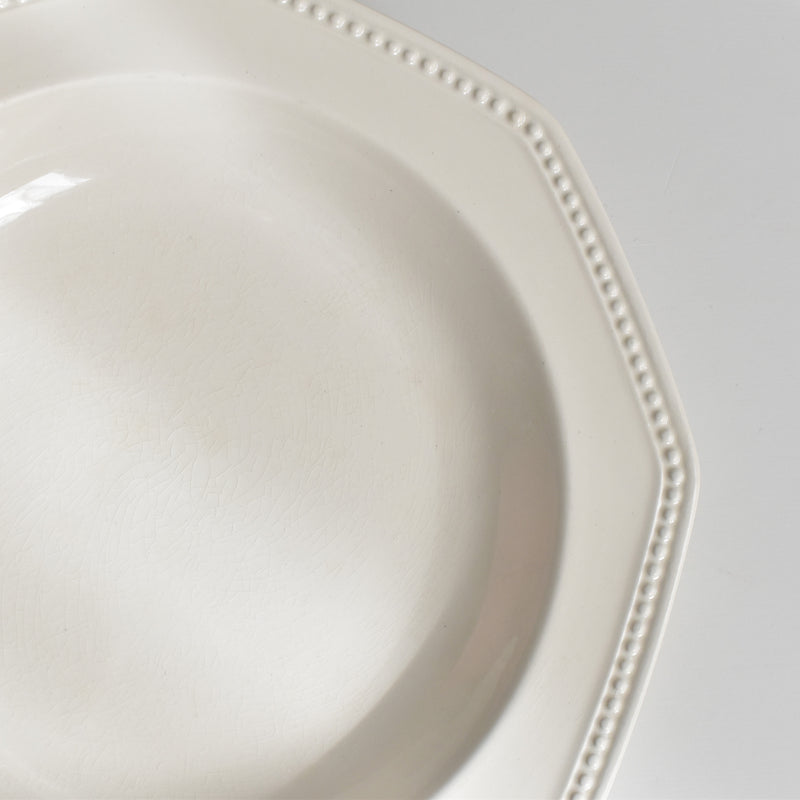 Vintage Deep Plate, Longchamp Octagonal B