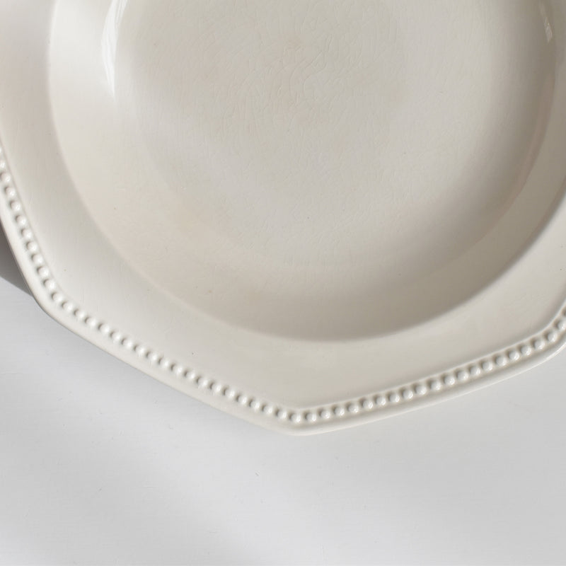 Vintage Deep Plate, Longchamp Octagonal B