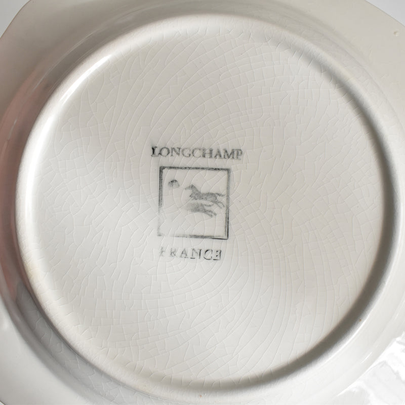 Vintage Deep Plate, Longchamp Octagonal B