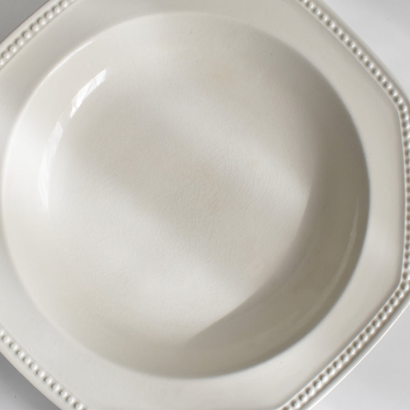 Vintage Deep Plate, Longchamp Octagonal B