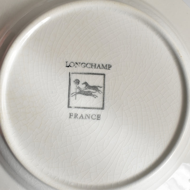 Vintage Deep Plate, Longchamp, Octagonal C