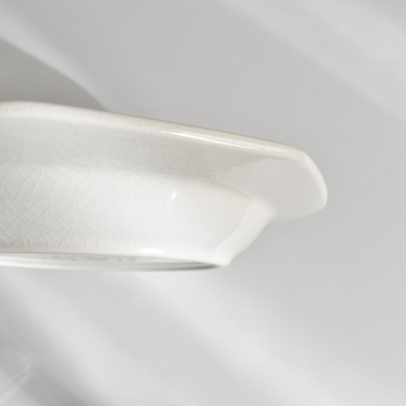 Vintage Deep Plate, Longchamp, Octagonal C