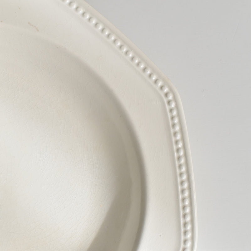 Vintage Deep Plate, Longchamp, Octagonal C