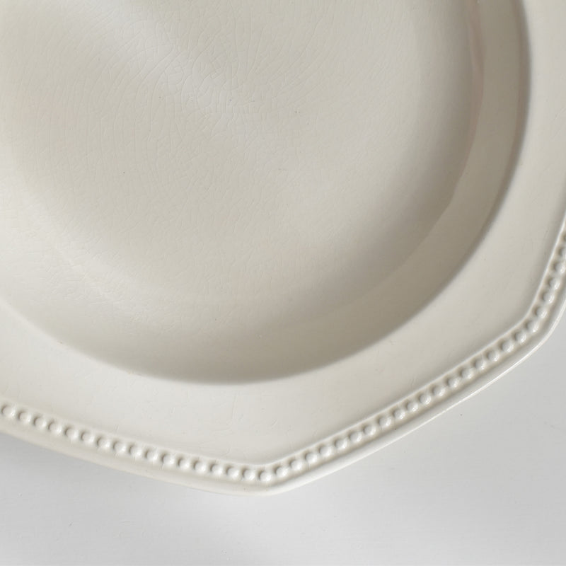Vintage Deep Plate, Longchamp Octagonal D