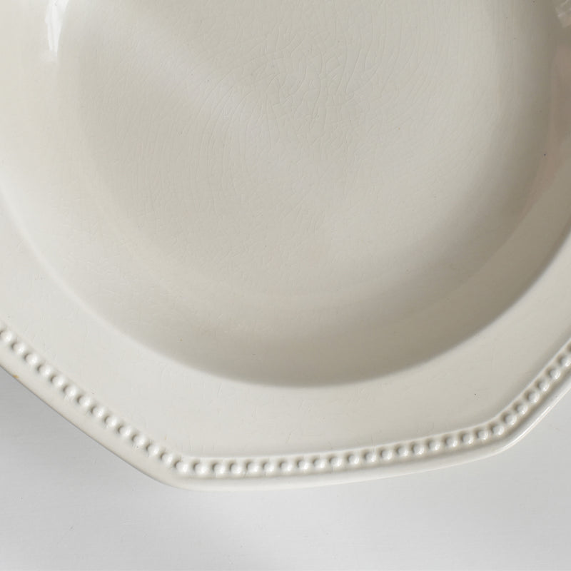 Vintage Deep Plate, Longchamp Octagonal D