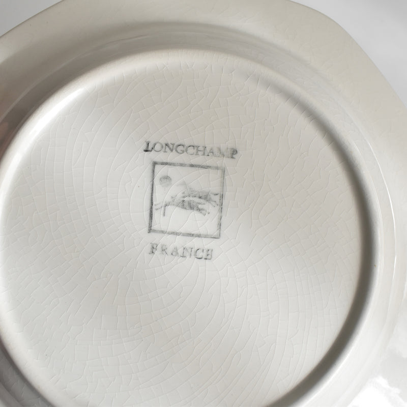 Vintage Deep Plate, Longchamp Octagonal D