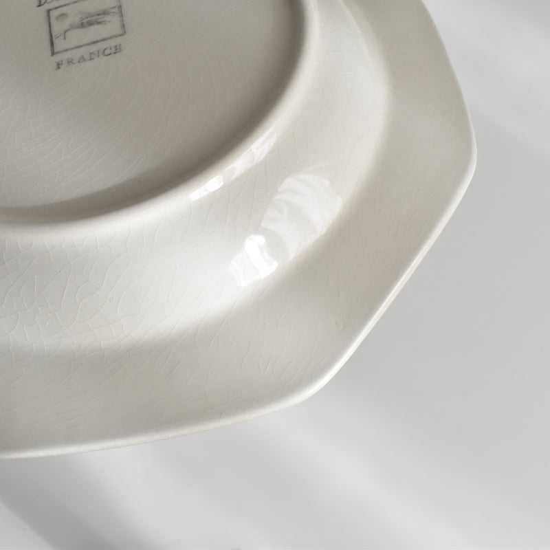 Vintage Deep Plate, Longchamp Octagonal D