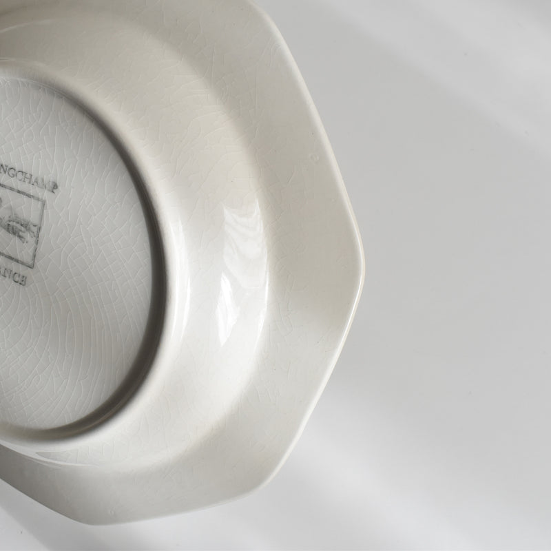 Vintage Deep Plate, Longchamp Octagonal D