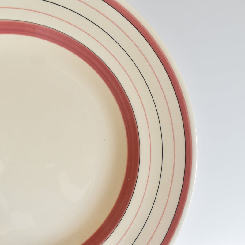 Vintage Deep Plate, Longchamp Pattern (High Contrast) A