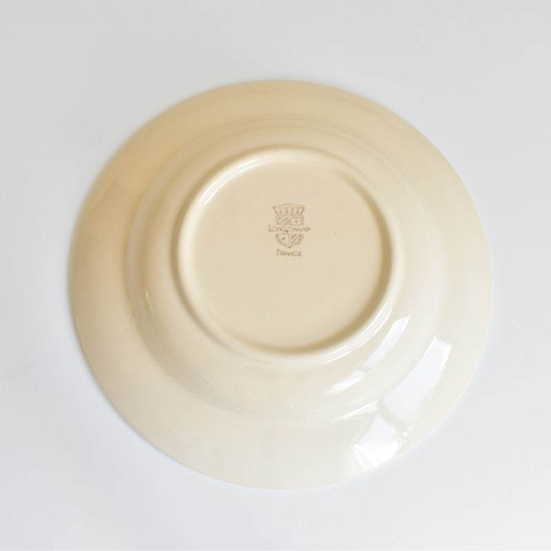 Vintage Deep Plate, Longchamp Pattern (High Contrast) A