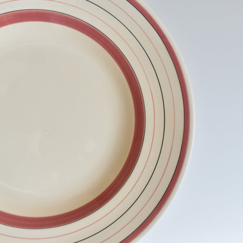 Vintage Deep Plate, Longchamp Pattern (High Contrast) A