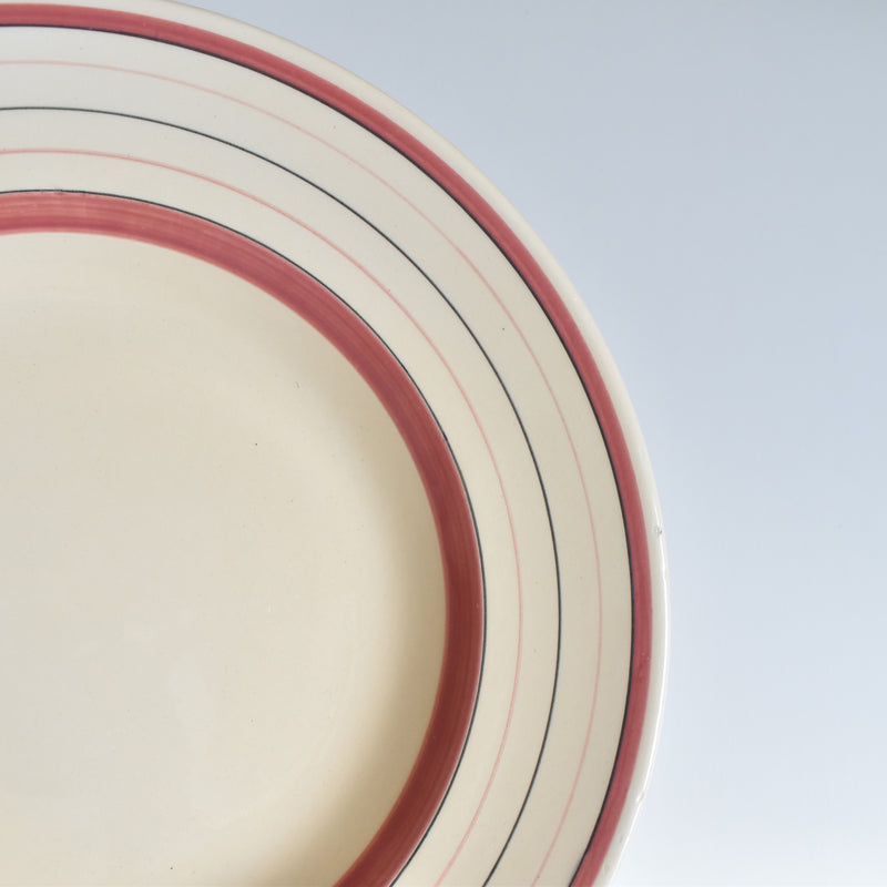 Vintage Deep Plate, Longchamp Pattern (High Contrast) B