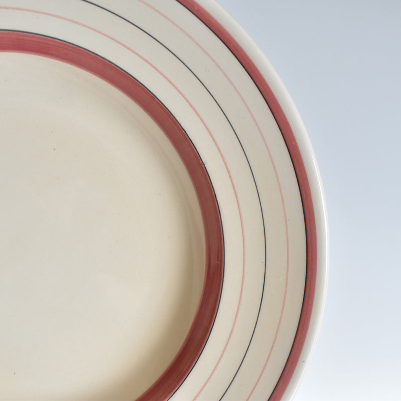 Vintage Deep Plate, Longchamp Pattern (High Contrast) B