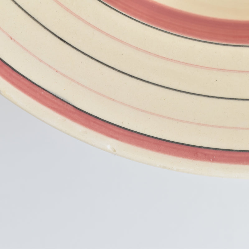 Vintage Deep Plate, Longchamp Pattern (High Contrast) B