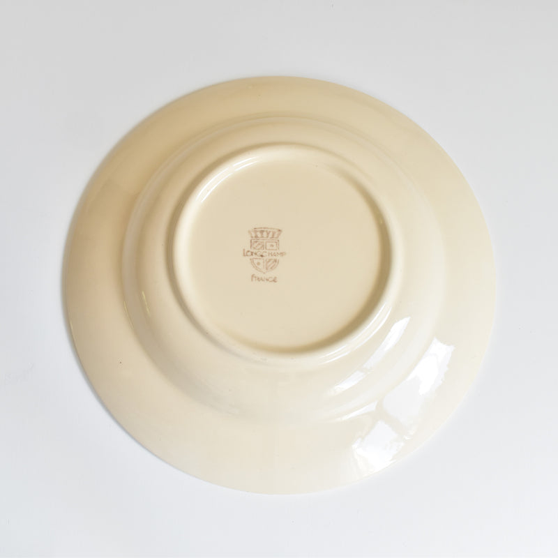 Vintage Deep Plate, Longchamp Pattern (High Contrast) B