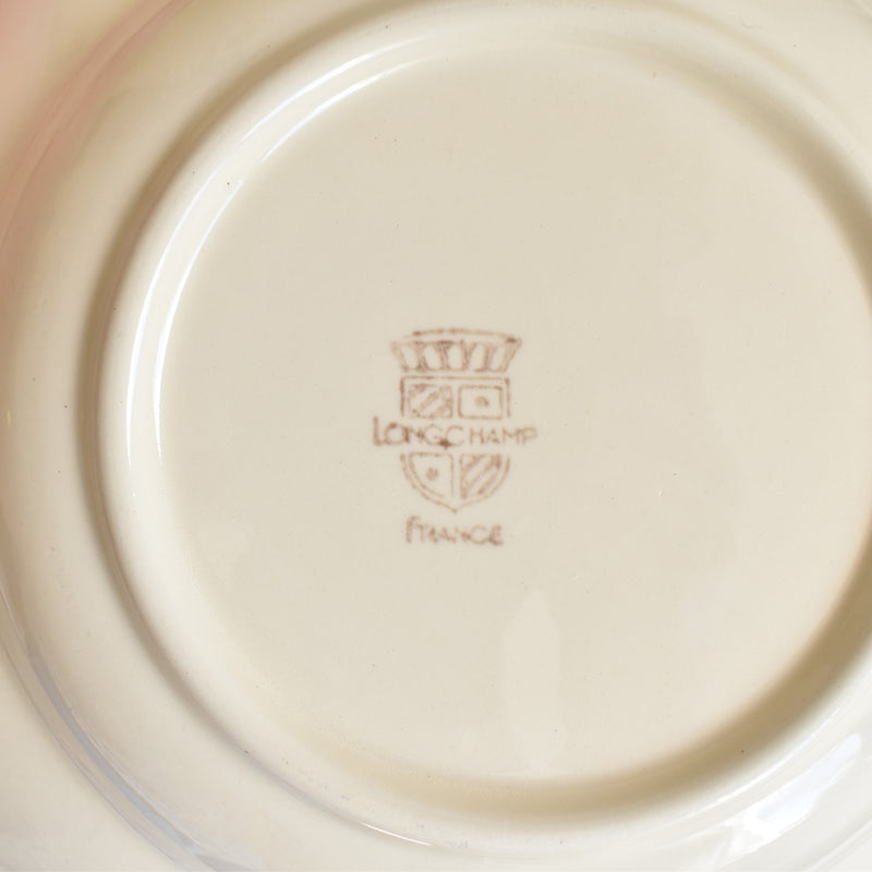 Vintage Deep Plate, Longchamp Pattern (High Contrast) B