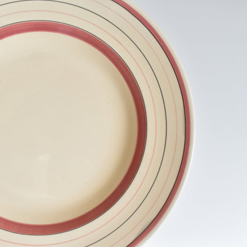 Vintage Deep Plate, Longchamp Pattern (High Contrast) B