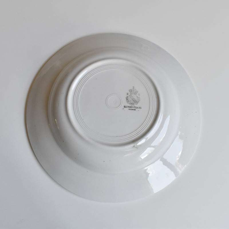 ヴィンテージ深皿 K&Gリュネヴィル Vert & Rouge A