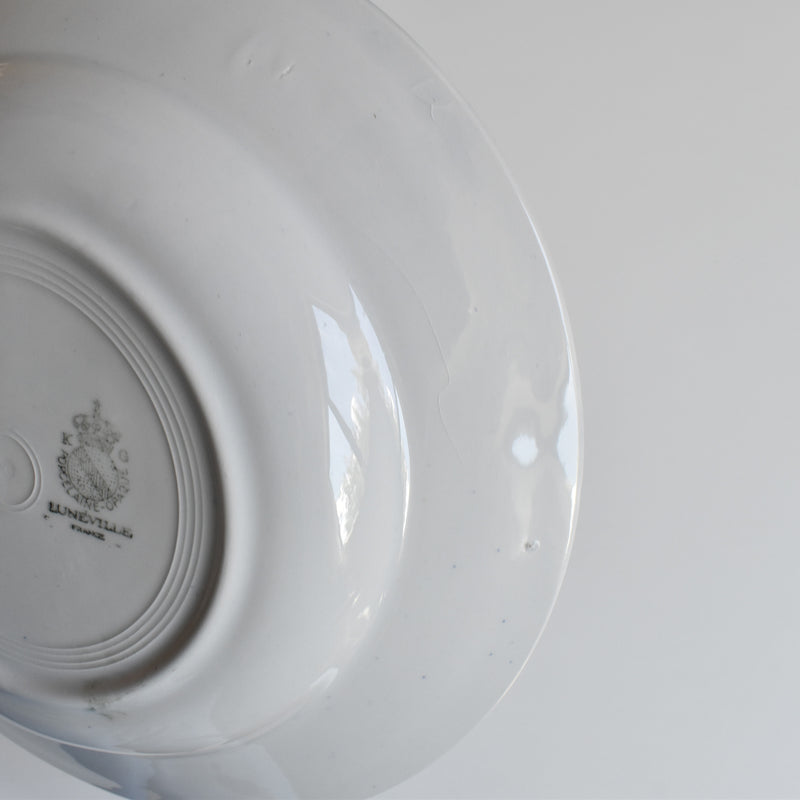 ヴィンテージ深皿 K&Gリュネヴィル Vert & Rouge A