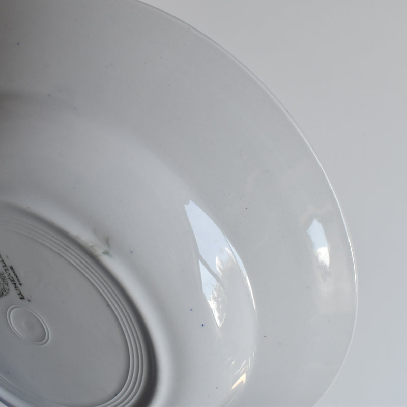 ヴィンテージ深皿 K&Gリュネヴィル Vert & Rouge A